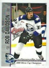 2000-01 Indianapolis Ice (IHL) Rob Davidson