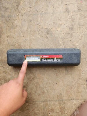 AmPro 3/8” Dr. Micrómetro Llave dinamométrica ajustable 120-960 pulgadas Estuche Lbs T39905 Foto 1 de 4