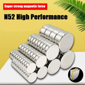 N52 high-performance strong small NdFeB magnet with diameter of 1/1.5/2/3/4-15mm - Picture 1 of 6