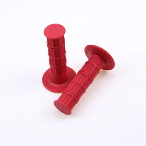 Empuñaduras de manillar rojo 22 mm 7/8" acelerador para moto moto moto pitpro  - Imagen 1 de 4