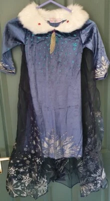 Kids Girls Princess Fancy Dress Up Cosplay Party Costume Outfit Cinderella Elsa - Image 1 of 3