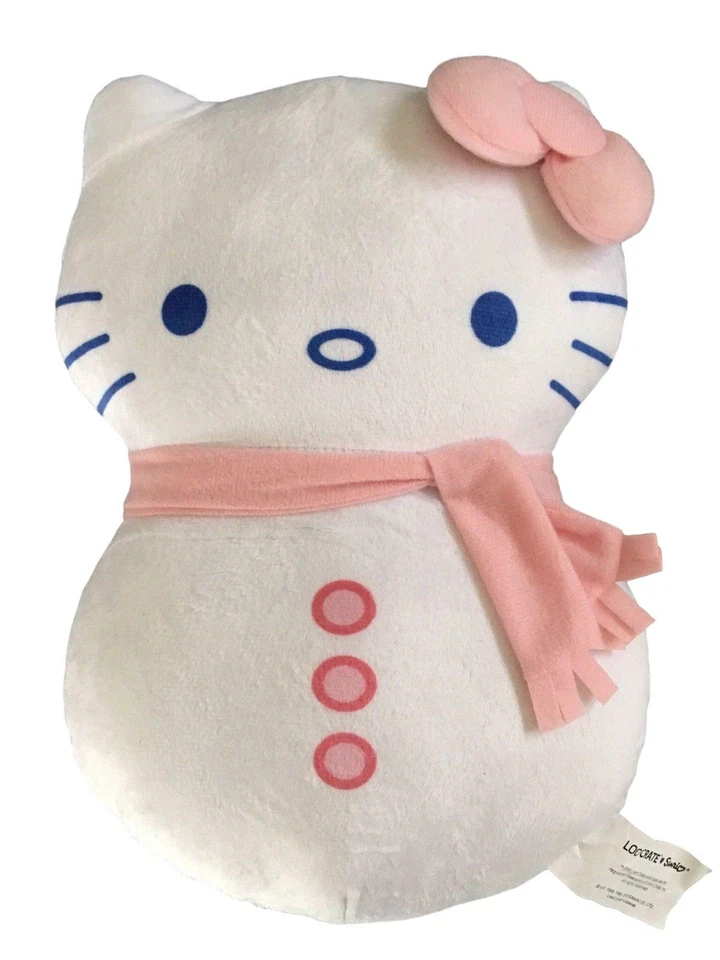 Almohada de felpa Sanrio Let It Snow Hello Kitty - Exclusiva caja de botín Foto 1 de 1
