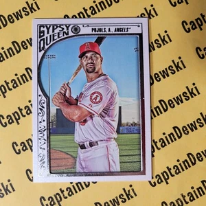 Marco de papel blanco SP paralelo ALBERT PUJOLS 2015 Topps Gypsy Queen #49 - Imagen 1 de 2