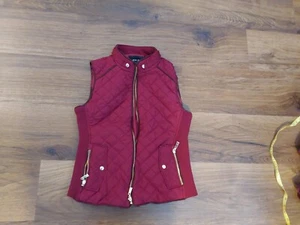 Active USA Women's Pink /Red Sportwear Vest Size S - Picture 1 of 3