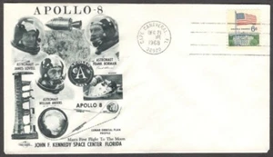 US SPACE Abdeckung - APOLLO 8 Start Port Canaveral 21. Dezember 1968 - Bild 1 von 1