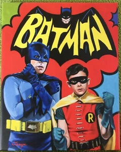 ¡Oferta! Impresión en lienzo de película de terror Batman Robin 8 x 10 de arte original  - Imagen 1 de 2