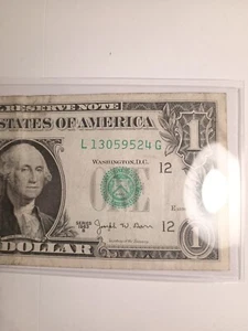 SERIES 1963B $1 L SAN FRANCISCO BEP L-G BLOCK JOSEPH W.BARR NOTE (L13059524G) - Picture 1 of 7