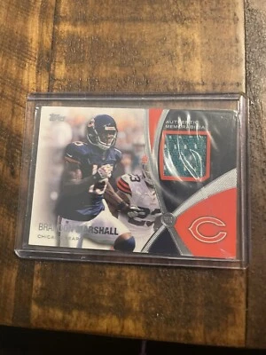 2012 Topps Prolific Playmakers Relics Brandon Marshall #PPR-BM - Image 1 of 2