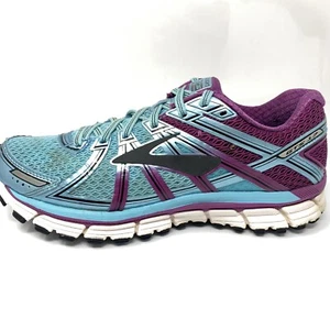 Brooks Adrenaline GTS 17 Running Shoes Sneakers Blue Purple Women's Sz 9 M (B) - Picture 1 of 12