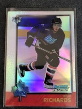 1998 Bowman Chrome CHL Refractors / Gold label Brad Richards Lot (2)