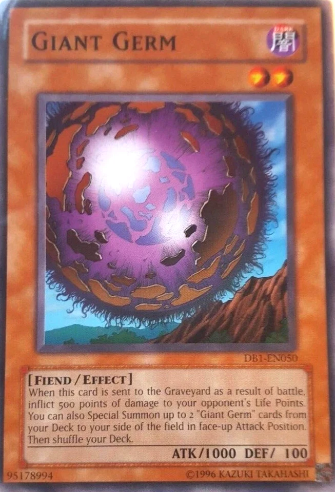 GIANT GERM DB1-EN050 COMMON YuGiOh TCG Card - Image 1 of 1