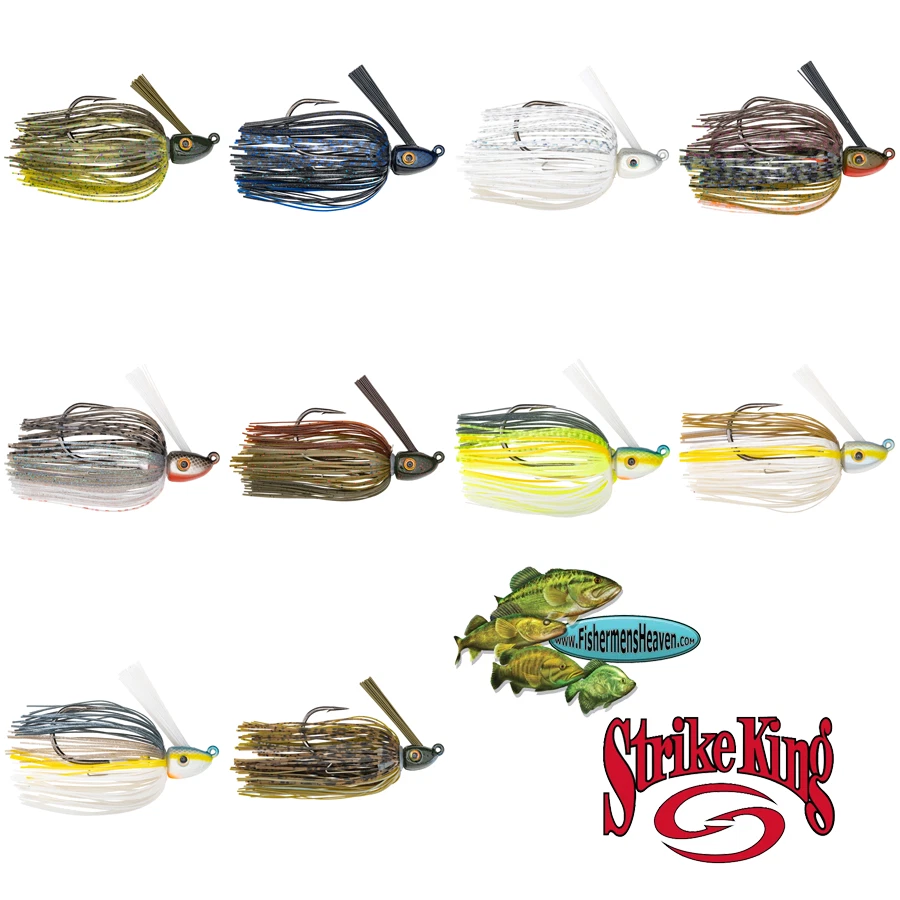 Strike King Swim Jigs (HAHCSJ) Hack Attack Heavy Cover Pick Any Size or Color  — 第 1/1 张图片