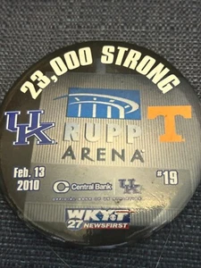 Vintage University Of Kentucky Fan Buttons featuring Rupp Arena - Picture 1 of 2