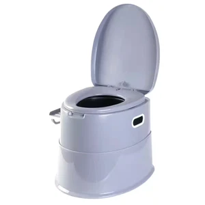 Faltbare tragbare Reise nicht elektrische wasserlose Toilette für Camping und Wandern - Bild 1 von 8