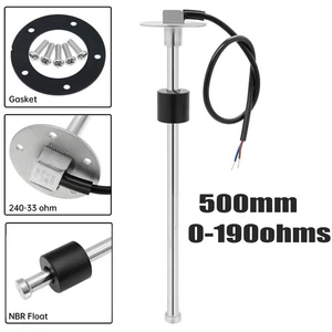 500mm Kraftstoffpegel Sender Wasserpegel Messgerät Sensor 0-190Ohm für LKW Boot - Picture 1 of 14