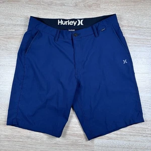 Pantalones Cortos Hurley Para Hombre 34 Azul Dri-FIT Híbrido Chino Walkshort Elastizados Rendimiento - Imagen 1 de 6