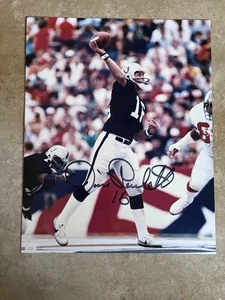 Autographed Jim Plunkett Signed 8x10 Photo COA Oakland Raiders NFL - Picture 1 of 3