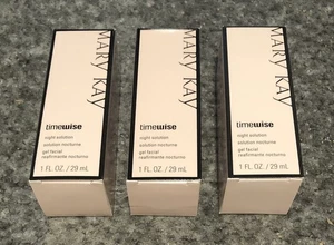 Mary Kay Timewise Night Solution Facial Gel 1 Oz Each NIB 026919 *LOT OF 3* - Picture 1 of 2