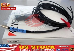 Keyence FU-6F Fiber Optic Sensor FU6F Fiber Amplifier Sensor Cable US Free TAX - Picture 1 of 1