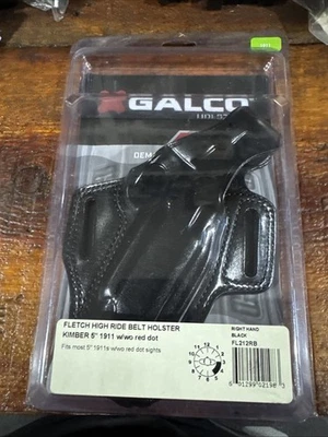 Galco Fletch Highride Owb Belt Holster Compatible with 5 1911 With/without Red D - Image 1 of 4