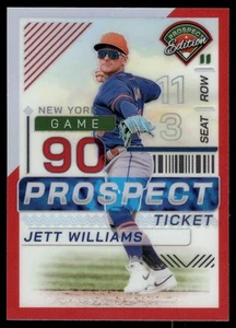Boleto Panini Prospect Edition 2024 Jett Williams Prospect holo rojo/199 #37 - Imagen 1 de 2