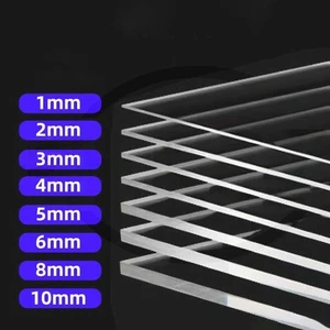 PVC Kunststoff Platte Hart Platte 1-10mm Transparent Kunststoffplatte Zuschnitt - Picture 1 of 7