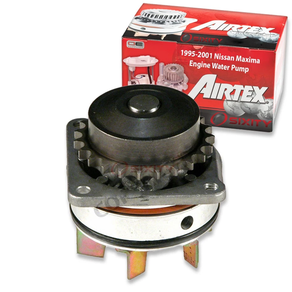 Bomba de agua del motor Airtex para Nissan Máxima 1995-2001 3,0 L V6 refrigerante zx Foto 1 de 4