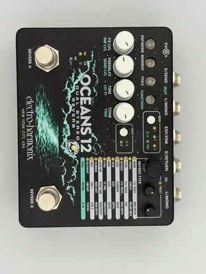 EHX Oceans 12 Dual Reverb Guitar Effects Pedal Never Gigged only opened to try - Image 1 of 4