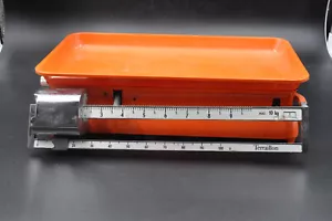 Vintage Orange Kitchen Scale TERRAILLON Collection Seventies - Picture 1 of 6