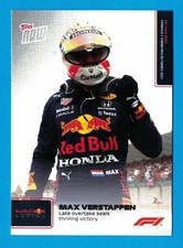 2021 Topps Now F1 Formula 1 card 20 - MAX VERSTAPPEN - RedBull Thrilling Victory