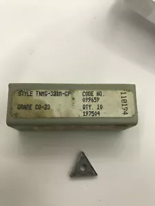 RTW Carbide Inserts WMG-321M-GP CO-23 (CNC 44) 10 Pieces - NEW! - Picture 1 of 8