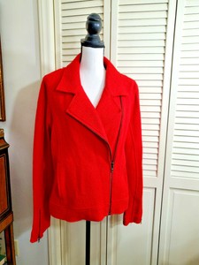 tahari wool moto jacket