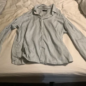 Jasper Conran Men’s Green Striped Shirt. Size XL - Picture 1 of 7