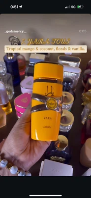 100ml Original Yara para mujeres Eau De Parfum Spray mujeres Perfume árabe De al - Imagen 1 de 2