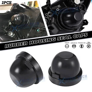 80mm 3.15" Rubber Housing Seal Caps HID LED Light Aftermarket Headlight Retrofit - Bild 1 von 10
