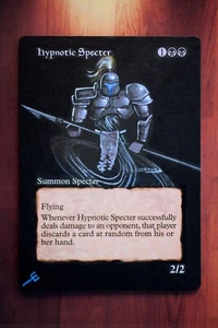 Hypnotic Specter *Altered Hand Painted Extended Borderless Art* (MTG by Erich) - Picture 1 of 3