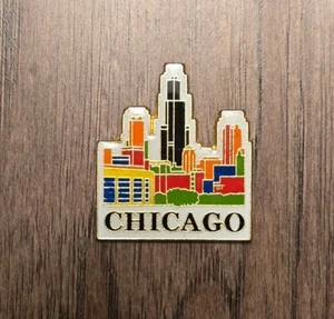 CHICAGO - RARE SOUVENIR REFRIGERATOR MAGNET FROM USA - Picture 1 of 1