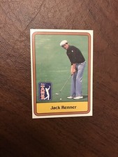 1981 DONRUSS Golf Card PGA Tour #45 JACK RENNER Rookie Card Well-Centered NM