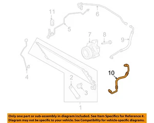 MAZDA OEM 06-15 MX-5 Miata Air Conditioner-Discharge Hose NE5161461C - Picture 1 of 2