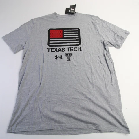 Texas Tech Red Raiders Under Armour Short Sleeve Shirt Men's Gray New Cover