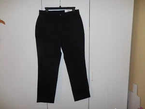 Pantalones chinos Style and Co para mujer talla 10 negros profundos rectos elásticos nuevos dd2 - Imagen 1 de 4