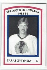 1983-84 Springfield Indians (AHL) Taras Zytynsky