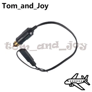 Fits BMW Motorcycle DIN Hella Powerlet Plug To SAE Adapter Connector Cable Black - Picture 1 of 8