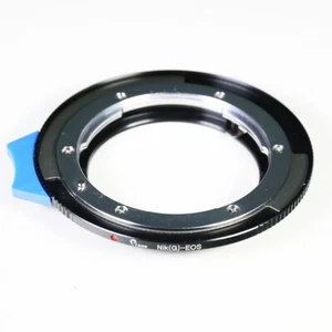 Pixco Nikon F Mount G AF-S Lens To Canon EOS EF Adapter 7D 750D 70D 5D II 90D 6D - Picture 1 of 2