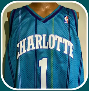CHARLOTTE HORNETS BARON DAVIS MITCHELL & NESS ADULT XXXL SWINGMAN JERSEY NWT - Picture 1 of 8