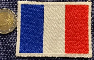 ECUSSON DRAPEAU FRANCE PATCH MILITAIRE LÉGION (ÉCU 43) - Picture 1 of 3