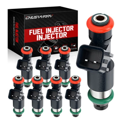 8X Inyectores de combustible 12594512 aptos para GMC Yukon 2007-2009 4,8 L Foto 1 de 4