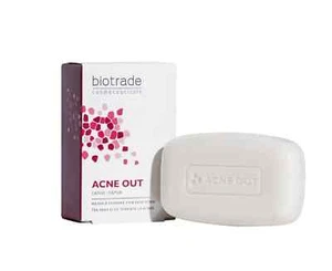 Jabón Natural Biotrade Acné Out Graso Problemático Piel Rostro Cuerpo 100g - Imagen 1 de 1