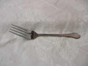 Vintage Oneida Wm A Rogers stainless Salad Fork Summer Mist Cassandra Limelight - Picture 1 of 3