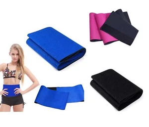 Men Women Tummy Waist Cincher Sweat Sauna Belt Trainer Body Shaper Slimming Gym - Picture 1 of 4